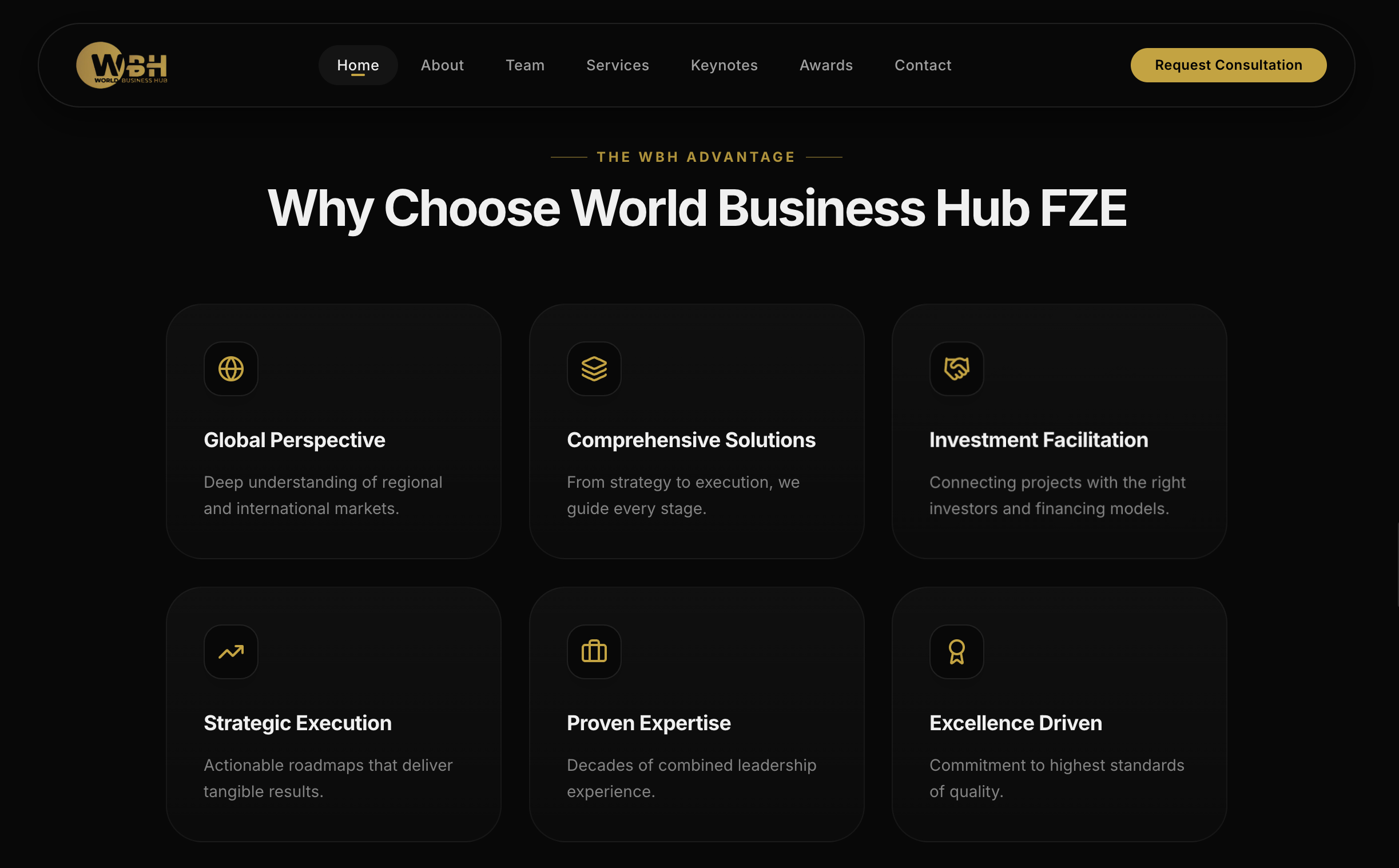 World Business Hub Brief Details Right
